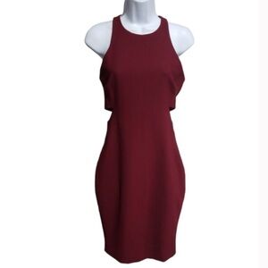 Elizabeth and James Lela Red Cutout Dress Size 0